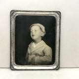 Beatific Young Boy in Suit with Eyes Closed, 1940s Photomatic, Chicago