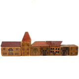 Sweet Old Partial Set of Modular House and Roof Blocks with A Few Hand-Drawn Additions