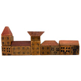 Sweet Old Partial Set of Modular House and Roof Blocks with A Few Hand-Drawn Additions