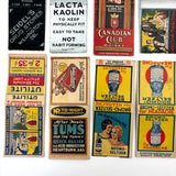 Large Collection of Old Match Book Covers, Mostly c. 1920s-40s