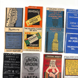 Large Collection of Old Match Book Covers, Mostly c. 1920s-40s