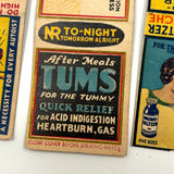 Large Collection of Old Match Book Covers, Mostly c. 1920s-40s