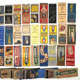 Large Collection of Old Match Book Covers, Mostly c. 1920s-40s