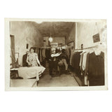 Ironing and Pressing at the Neptune Valet Shop, c. 1930s Large Snapshot Photo