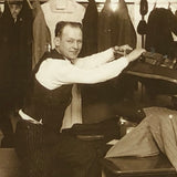 Ironing and Pressing at the Neptune Valet Shop, c. 1930s Large Snapshot Photo