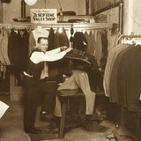 Ironing and Pressing at the Neptune Valet Shop, c. 1930s Large Snapshot Photo