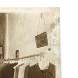 Ironing and Pressing at the Neptune Valet Shop, c. 1930s Large Snapshot Photo