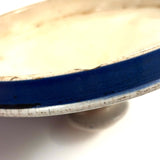 ZINCO, Gorgeous Large 19th Century Ironstone Apothecary Jar with Hand-painted Label Over Gold Leaf