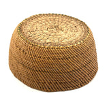 Lovely Antique Pacific Northwest Coast Native American Twined Open Basket