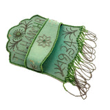 Tie Hamghr, Wonderfully Tender, Naive 1934 Iroquois Beadwork on Silk Hanger