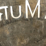 Jas. A Murley, Antique Hand-cut Scrap Lead Stencil