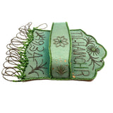 Tie Hamghr, Wonderfully Tender, Naive 1934 Iroquois Beadwork on Silk Hanger