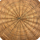 Sweet Little Antique Penobscot Splint Ash and Sweetgrass Basket, Low and Round