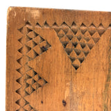 SOLD 19th Century Book Shaped Spruce Gum Box with wonderful Inlays and Chip Carving (No Slide)