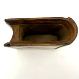 SOLD 19th Century Book Shaped Spruce Gum Box with wonderful Inlays and Chip Carving (No Slide)