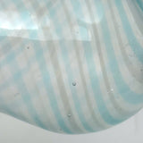 Light as a Feather Small Hand-blown, Presumed Murano Latticino Glass Vessel