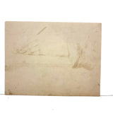 Pen in Hand, Lovely, Self-Reflexive Victorian Pen and Ink Drawing