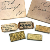 Lot of Antique German Powder Paint Pigments, Lustre Paint Blocks and More