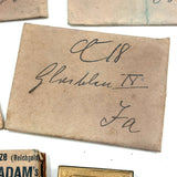 Lot of Antique German Powder Paint Pigments, Lustre Paint Blocks and More