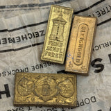 Lot of Antique German Powder Paint Pigments, Lustre Paint Blocks and More