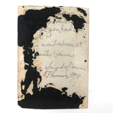 Young Man with Horse and Barn, Thurman, NY, Antique Snapshot