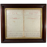 Viva La Plume! Rhoda Goodrich's Early 19th Century Red and Black Ink Penmanship Sampler