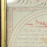 Viva La Plume! Rhoda Goodrich's Early 19th Century Red and Black Ink Penmanship Sampler