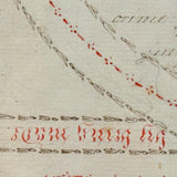 Viva La Plume! Rhoda Goodrich's Early 19th Century Red and Black Ink Penmanship Sampler