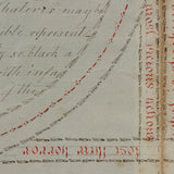 Viva La Plume! Rhoda Goodrich's Early 19th Century Red and Black Ink Penmanship Sampler