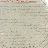 Viva La Plume! Rhoda Goodrich's Early 19th Century Red and Black Ink Penmanship Sampler