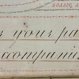 Viva La Plume! Rhoda Goodrich's Early 19th Century Red and Black Ink Penmanship Sampler