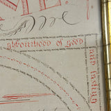 Viva La Plume! Rhoda Goodrich's Early 19th Century Red and Black Ink Penmanship Sampler