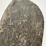 Striking and Sensitive Inuit Stone Carving of Man and Seal with Sinew Reins (Shoulder Repair)