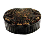 Earlyish 19th Century Lacquered Snuff Box in Tortoiseshell Paint