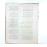 Fences (Agriculture), Striking and Poignant c. 1820 Engraving, Abraham Rees, London