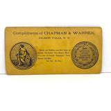 Double Expansion Twist Shuttle Spindles Display, Boston Mechanics Fair, Gorgeous 1873 Albumen Stereoview