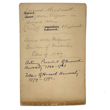 Edward Wigglesworth, President of Harvard University, Cabinet Card Photo of Portrait Painting