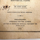 Piero Strassburger's  Copy of The United States Arithmetician, 1831, with Fraktur Writing
