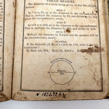 Piero Strassburger's  Copy of The United States Arithmetician, 1831, with Fraktur Writing