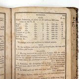 Piero Strassburger's  Copy of The United States Arithmetician, 1831, with Fraktur Writing