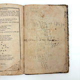 Piero Strassburger's  Copy of The United States Arithmetician, 1831, with Fraktur Writing