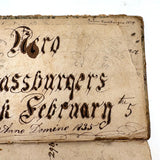 Piero Strassburger's  Copy of The United States Arithmetician, 1831, with Fraktur Writing
