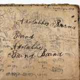 Piero Strassburger's  Copy of The United States Arithmetician, 1831, with Fraktur Writing