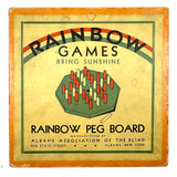 Albany Association of the Blind Rainbow Games Rainbow Peg Board