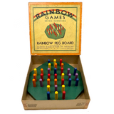 Albany Association of the Blind Rainbow Games Rainbow Peg Board