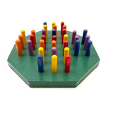 Albany Association of the Blind Rainbow Games Rainbow Peg Board
