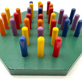 Albany Association of the Blind Rainbow Games Rainbow Peg Board
