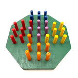 Albany Association of the Blind Rainbow Games Rainbow Peg Board