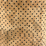 Early (1817-18!) New England Polka Dotted Wallpaper Band Box with Newspaper Lining and Hand-stitched Mending