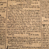 Early (1817-18!) New England Polka Dotted Wallpaper Band Box with Newspaper Lining and Hand-stitched Mending